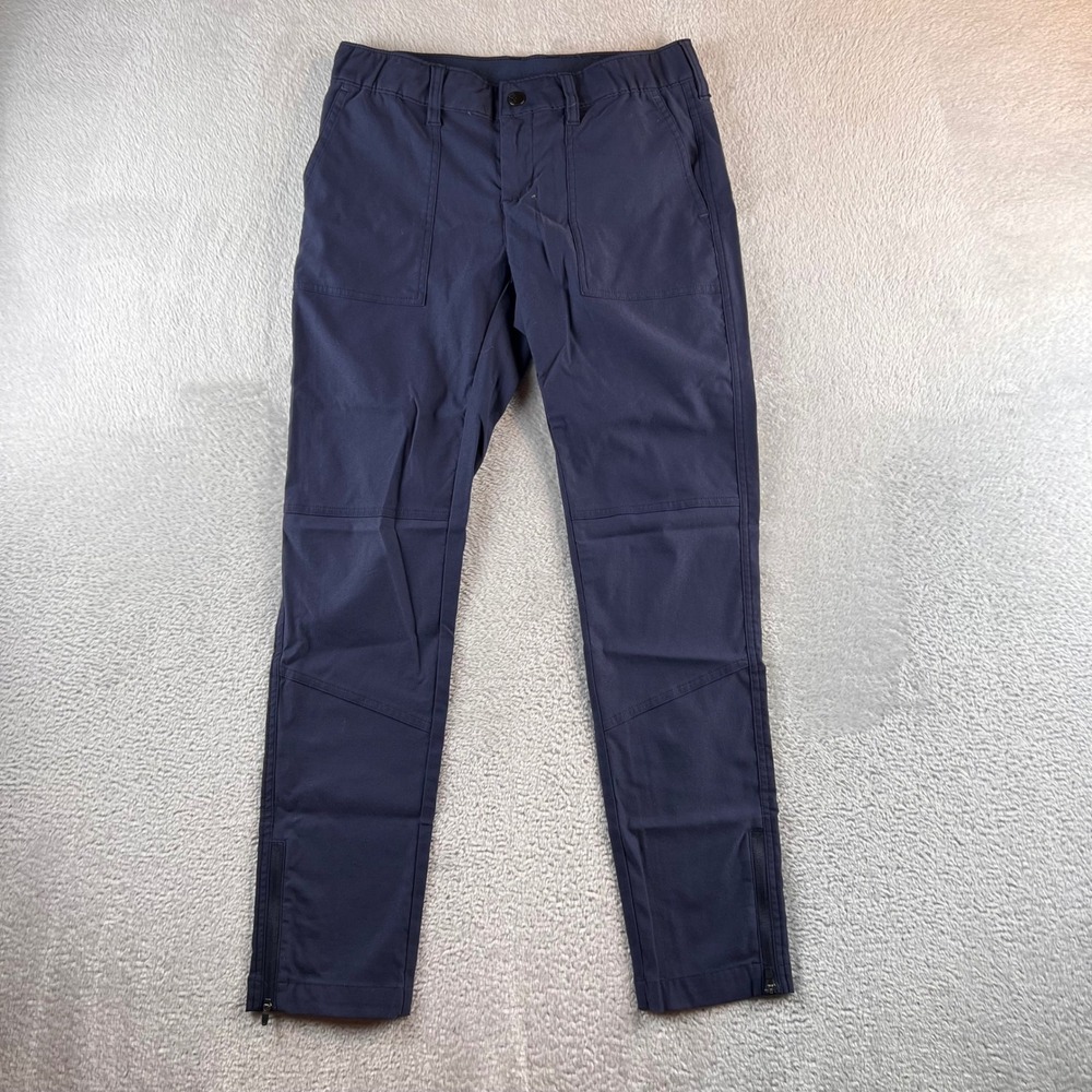 Stio Womens Navy Blue Active Outdoor Ankle Zip Pants Size 4